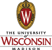 The crest of the University of Wisconsin.
